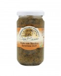 Pesto con basilico genovese Dop in olio extra vergine d'oliva - barattolo 500g - Casa Bruna