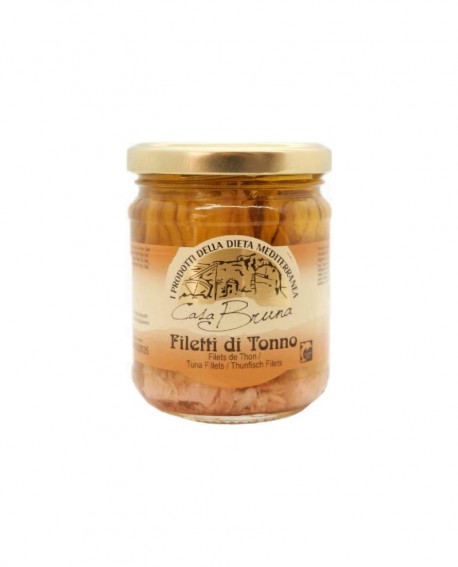 Filetti di tonno in olio d'oliva - barattolo 300g - Casa Bruna