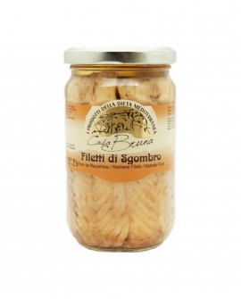 Filetti di sgombro in olio d'oliva - barattolo 300g - Casa Bruna